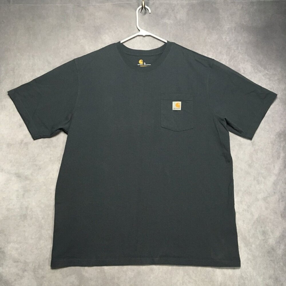 Carhartt Mens Work Pocket T Shirt Adult size XL Regular Blue Short Sleeve Tee